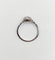 Bague solitaire Art déco en or blanc 18k et platine, diamant taille ancienne 58 Facettes A08006