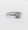 Bague solitaire Art déco en or blanc 18k et platine, diamant taille ancienne 58 Facettes A08006