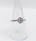 Bague solitaire Art déco en or blanc 18k et platine, diamant taille ancienne 58 Facettes A08006