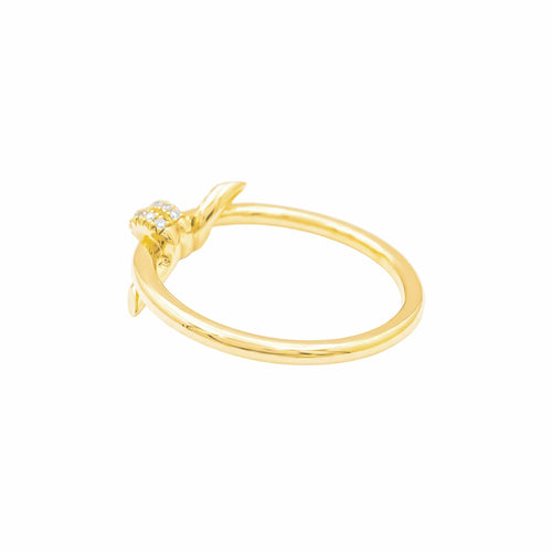 Tiffany & Co. - Bague Knot en or jaune 750/000, diamants taille brillant 58 Facettes 36069