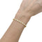 Bracelet ligne en or jaune 750 et diamants 58 Facettes 36119