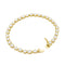 Bracelet ligne en or jaune 750 et diamants 58 Facettes 36119