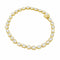 Bracelet ligne en or jaune 750 et diamants 58 Facettes 36119