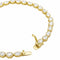 Bracelet ligne en or jaune 750 et diamants 58 Facettes 36119