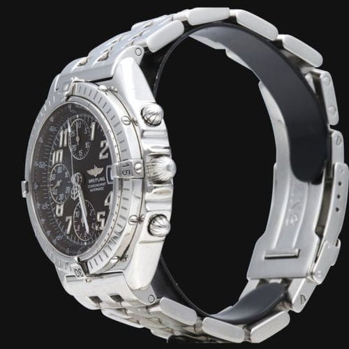 Breitling - Montre Chronomat Blackbird chronographe 58 Facettes MT46138