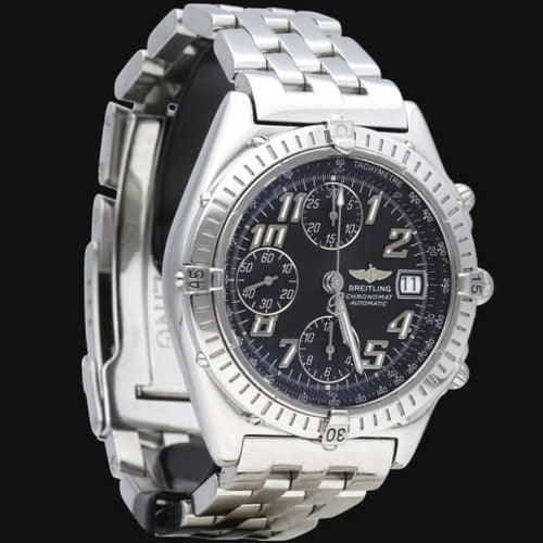 Breitling - Montre Chronomat Blackbird chronographe 58 Facettes MT46138