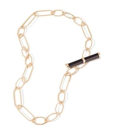 Collier Pomellato Victoria - Collier en or rose 18 carats et onyx 58 Facettes 824Z26_M