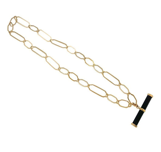 Collier Pomellato Victoria - Collier en or rose 18 carats et onyx 58 Facettes 824Z26_M