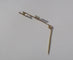 Broche Broche barrette trèfle, or jaune 18 carats, platine et diamants 0,49 ct 58 Facettes Broche