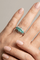 Bague 55 House of R&D - Bague sculpturale en platine 900, émeraudes colombiennes 1,20 ct et diamants 58 Facettes Anello Smeraldi Colombia