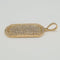 Pendentif Pendentif en or jaune 18k serti de diamants naturels 58 Facettes #3195