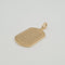 Pendentif Pendentif en or jaune 18k serti de diamants naturels 58 Facettes #3195