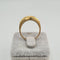 Bague 57 Bague en or jaune 18k avec rubis et diamants 58 Facettes #5072