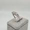 Bague 57 Bague en or blanc 18k sertie de diamants 58 Facettes #5073