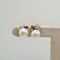 Boucles d'oreilles Boucles d’oreilles en or jaune 18k avec perle de culture 58 Facettes #5075