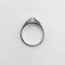 Bague 54 Bague jonc bombé Art déco en or blanc 18k avec diamant taille ancienne 0,75 ct 58 Facettes A08034