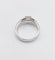 Bague 54 Bague jonc bombé Art déco en or blanc 18k avec diamant taille ancienne 0,75 ct 58 Facettes A08034
