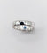 Bague 54 Bague jonc bombé Art déco en or blanc 18k avec diamant taille ancienne 0,75 ct 58 Facettes A08034