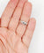 Bague 54 Bague jonc bombé Art déco en or blanc 18k avec diamant taille ancienne 0,75 ct 58 Facettes A08034