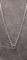 Collier Collier en or blanc 18 carats 750/1000 avec saphir cabochon bleu de Ceylan 58 Facettes 1CA0000002