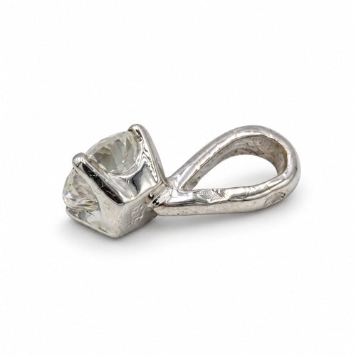 Pendentif Pendentif en or blanc 750‰ avec diamant taille ancienne 58 Facettes 150078R