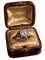 Bague 60 Bague ancienne en or blanc 18k avec diamant taille ancienne 58 Facettes 632/26 D shd