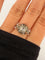 Bague 60 Bague ancienne en or blanc 18k avec diamant taille ancienne 58 Facettes 632/26 D shd