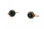 Boucles d'oreilles Boucles d’oreilles vintage en or jaune, saphirs de 3,20 ct 58 Facettes 13581