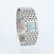 Montre Cartier Panthère Ruban - Montre en acier à cadran en nacre bleue 58 Facettes 607