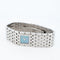 Montre Cartier Panthère Ruban - Montre en acier à cadran en nacre bleue 58 Facettes 607