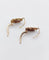 Boucles d'oreilles Boucles d’oreilles dormeuses en or rose 18k, décor floral, vers 1900 58 Facettes A07960