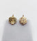 Boucles d'oreilles Boucles d’oreilles dormeuses en or rose 18k, décor floral, vers 1900 58 Facettes A07960