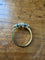 Bague 53 Bague trilogie en or jaune et or blanc 18 carats avec diamants 58 Facettes nlln