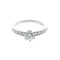Bague 52 Tiffany & Co. - Bague solitaire en platine, diamant F/VS1 58 Facettes njbvo4rsid