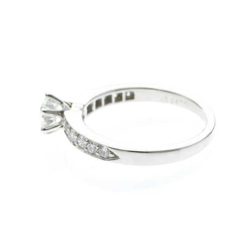 Bague 52 Tiffany & Co. - Bague solitaire en platine, diamant F/VS1 58 Facettes njbvo4rsid