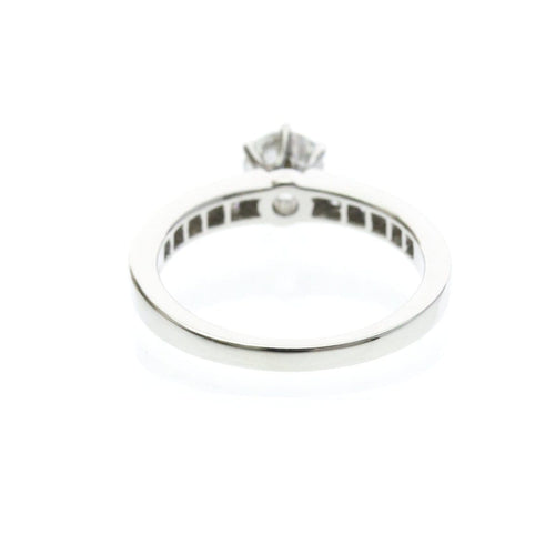 Bague 52 Tiffany & Co. - Bague solitaire en platine, diamant F/VS1 58 Facettes njbvo4rsid