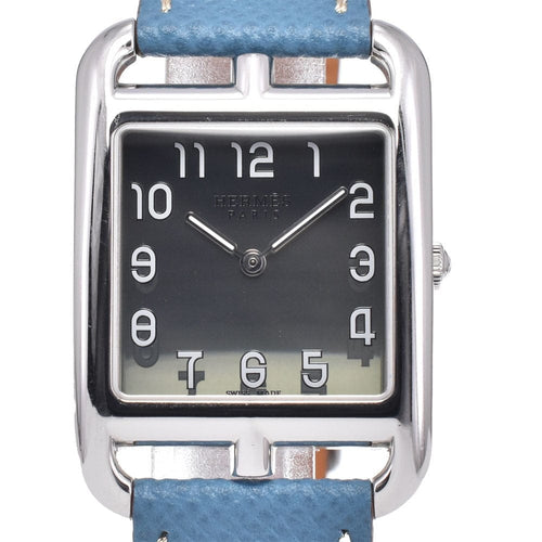 Montre Hermès - Montre Cape Cod à quartz en acier inoxydable et cuir 58 Facettes hte8dcrm1s
