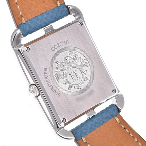 Montre Hermès - Montre Cape Cod à quartz en acier inoxydable et cuir 58 Facettes hte8dcrm1s