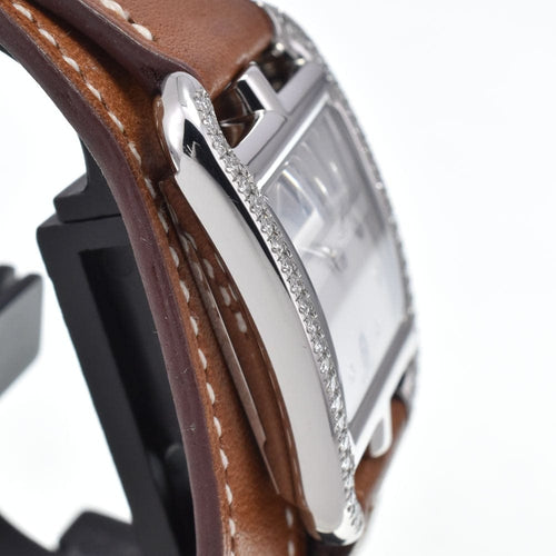 Montre Hermès - Montre Cape Cod Double Tour à quartz, acier inoxydable et cuir 58 Facettes ne0qvp6j2p