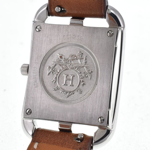 Montre Hermès - Montre Cape Cod Double Tour à quartz, acier inoxydable et cuir 58 Facettes ne0qvp6j2p