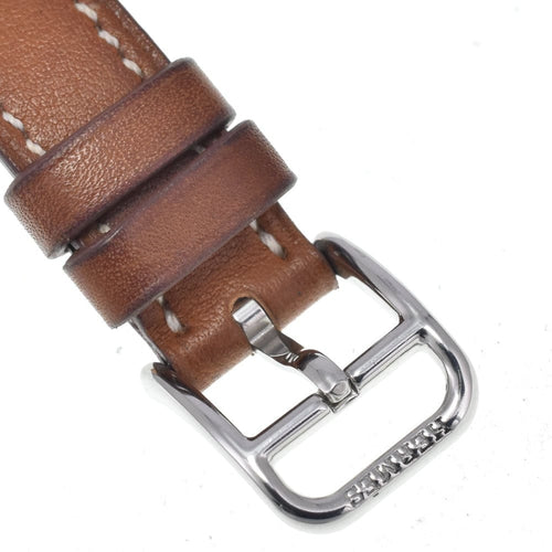 Montre Hermès - Montre Cape Cod Double Tour à quartz, acier inoxydable et cuir 58 Facettes ne0qvp6j2p