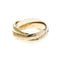 Bague Cartier Trinity - Bijou en or 18k tricolore 58 Facettes a5ky1bn56c