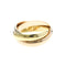Bague Cartier Trinity - Bijou en or 18k tricolore 58 Facettes a5ky1bn56c