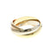 Bague Cartier Trinity - Bijou en or 18k tricolore 58 Facettes a5ky1bn56c