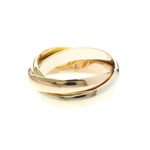Bague Cartier Trinity - Bijou en or 18k tricolore 58 Facettes a5ky1bn56c