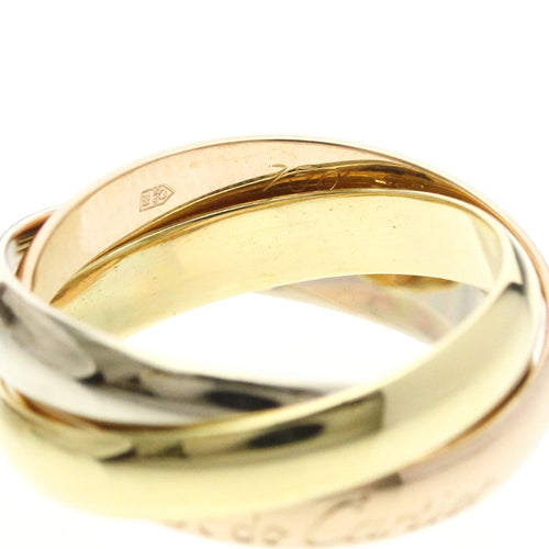 Bague Cartier Trinity - Bijou en or 18k tricolore 58 Facettes a5ky1bn56c