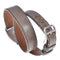 Montre Hermès - Montre Cape Cod Double Tour à quartz en acier inoxydable et cuir 58 Facettes kn7d5w96h2
