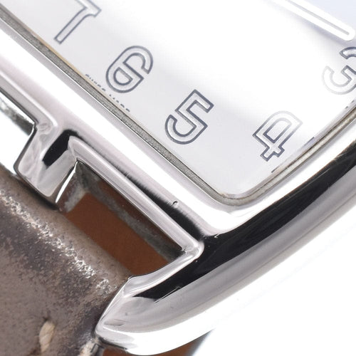 Montre Hermès - Montre Cape Cod Double Tour à quartz en acier inoxydable et cuir 58 Facettes kn7d5w96h2