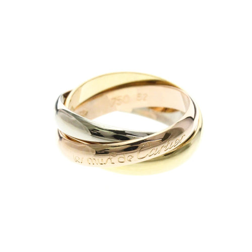 Bague 52 Cartier Trinity - Bague en or tricolore 18k 58 Facettes cdh8lwmxa6