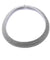 Collier CAPLAIN PARIS - Collier semi-rigide en or blanc 18k 58 Facettes Coll.2555